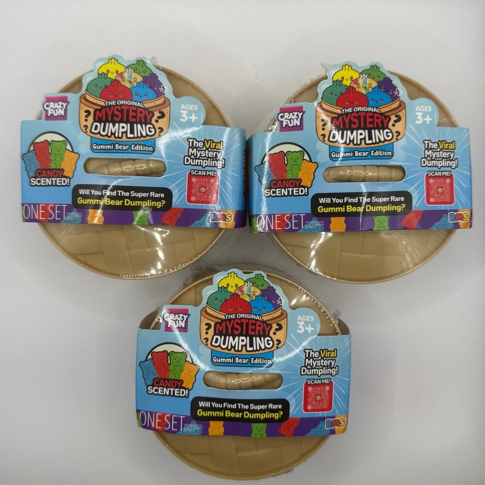 [3 PC] RMS - The Original Mystery Dumpling: Gummi Bear Edition NEW
